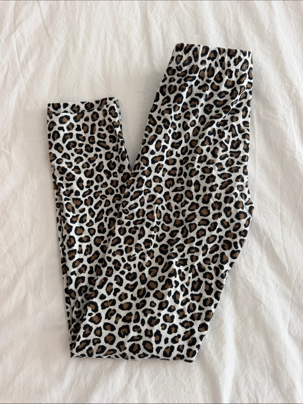 Old Navy Stretch Kids Leopard Print Full-Length Leggings